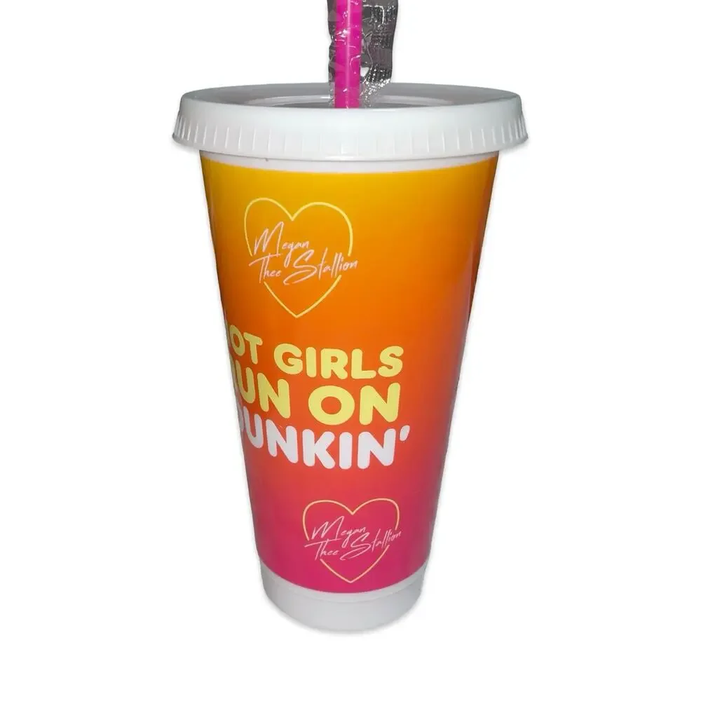 Dunkin Megan Thee Stallion Hot Girls Run on Dunkin Reusable Cup Limited Ed 2026